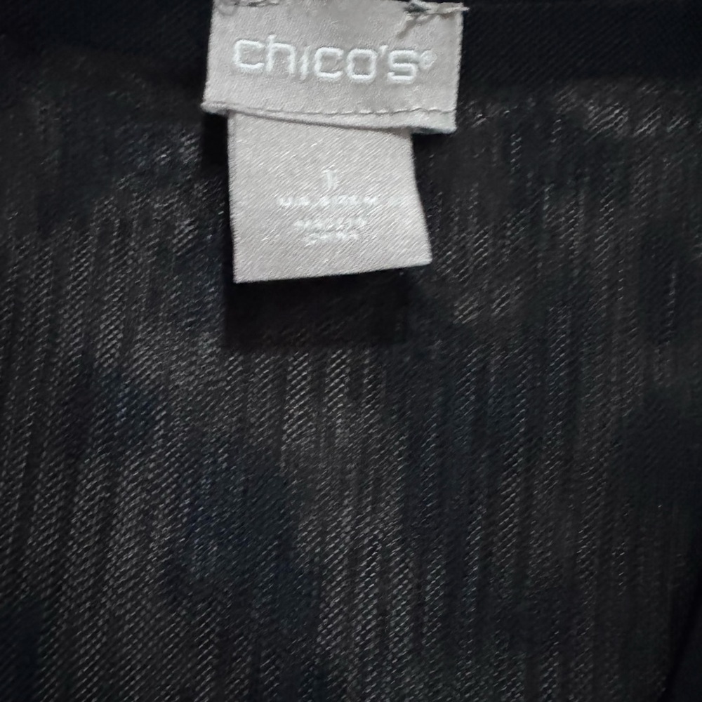 Chico's Brown and Black Leopard Print Cardigan 2 piece set - Picture 13 of 15